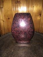 J. L. K. Retro German ceramic vase with eosin-like glaze
