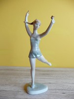 Antik Zsolnay balerina 