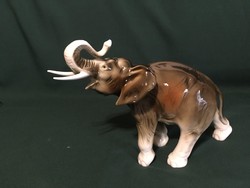 Royal dux elefánt porcelán figura