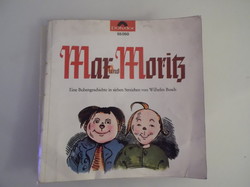 Lemez - AJÁNLATOT VÁROK - BAKELIT + MESEKÖNYV - NYUGATNÉMET - MAX UND MORITZ -