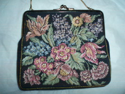 Vintage small tapestry theater purse