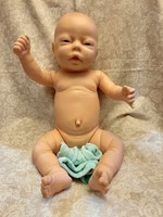 Élethű újszülött kislány baba 46 cm