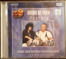 ZAKIR HUSSAIN  ÉS ALLA RAKHA  TABLA  - DRUMS FROM INDIA    CD