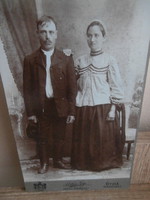 Antik kabinet fotó házaspárról