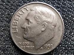 USA Franklin D. Roosevelt .900 ezüst 10 Cent 1959 D (id37450)
