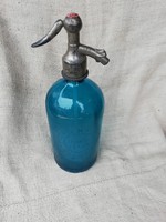 Kék szódásüveg 1 literes Tárnok