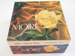 Vintage Moire parfümös testpúder bontatlan csomagban