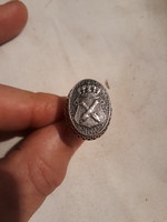 Polish kir. Army, artillery silver ring