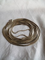 200 cm hosszú ezüst lánc, nyaklánc, nyakék 835-ös 