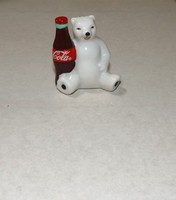 Régi coca cola karácsonyfa dísz jegesmedve 