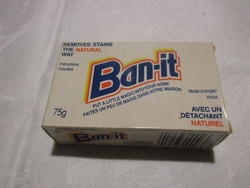 Retro Ban-it folttisztító szappan használati utasítással