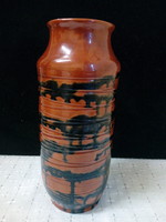 Jelzett iparművész retro kerámia váza