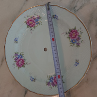 Hollóházi porcelán Hajnalka lyukas tányér 25cm