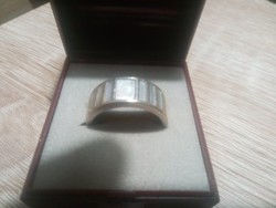 Gyöngyház Berakásos Ezüst Gyűrű+Ajándék Gyögyház Berakásos Ezüst Medál