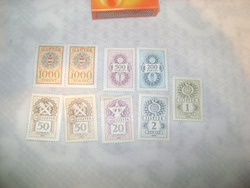 Retro illeték bélyegek - 1965
