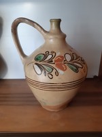 Glazed pottery jug jar, field trip