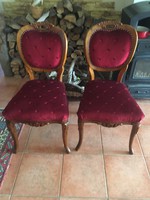 Barokk székek párban