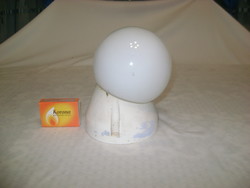 Retro tejüveg gömb fali lámpa