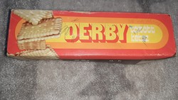 1978 Retro Derby töltött keksz papírdoboz 30,- Ft