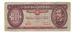  1957 száz 100 forint  szocialista címeres pénzjegy papírpénz bankjegy KIÁRUSÍTÁS 1 forintról