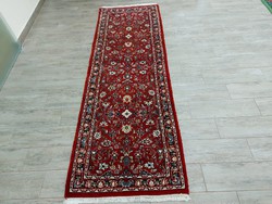 Indiai Tabriz 70x210 kézi csomózású gyapjú perzsa futó szőnyeg 409