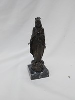 Szent Borbála antik szobor. 1900