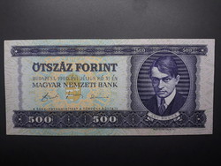 500 Forint 1990 - Régi, retró papír ötszáz Ft-os papírpénz - Lila Ady 500-as bankjegy eladó