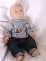 Vintage fiú csecsemő baba 