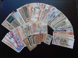 50 darab külföldi bankjegy LOT - MIX !  03 