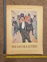 Toulouse-Lautrec katalógus, hiánytalan