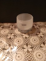 Kaheku Glass Candle Holder Handmade White Milk Glass, Recommend!