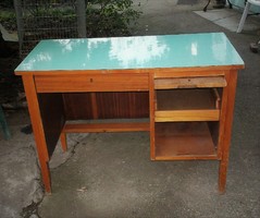Régebbi retro íróasztal, ritka írógép asztal 98*46*M70 cm