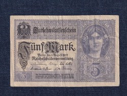 Németország Második Birodalom (1871-1918) 5 Márka bankjegy 1917 (id40429)