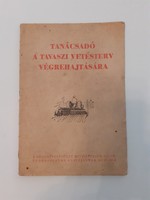 Régi földművelés tanácsadó füzet propaganda papírrégiség 1948