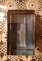Gyűjteményből lézer gravírozott New York Szabadság szobor, ajánljon!