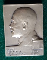 Ligeti Miklós: Haus admirális, bronz plakett, sapkajelvény variáció