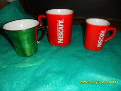 3 Nescafé bögre pohár