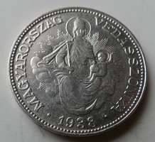 2 Pengő ezüst 1938 aUNC 2