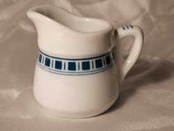 Antik szecessziós porcelán Heinl & Rasper Meteor Elbogen tejkiöntő