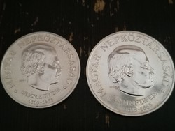 Semmelweisz Ezüst 50+100 Forint 1968 BU