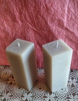 Teglatest candle, beige, 17 cm tall, recommend!