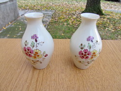 Zsolnay kézzel festett váza(k) (hibátlan, újszerű)