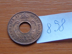 EAST AFRICA KELET AFRIKA 1 CENT 1942 nincs (British Royal Mint, England, United Kingdom) #858