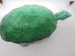 Zöld malachit üveg teknős