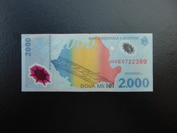 2000 lei 1999 Románia polymer bankjegy  02 