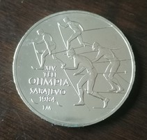 Téli Olimpia Sarajevo  Ezüst 500 Forint 1984 Bu