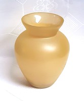 4054 - Yellow opal glass vase