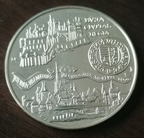Mátyás Király-Budai Vár Ezüst  500 Forint 1990 
