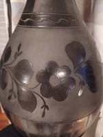 Karcagi fekete kerámia váza