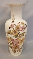 Zsolnay kézzel festett 35 cm-es porcelán váza